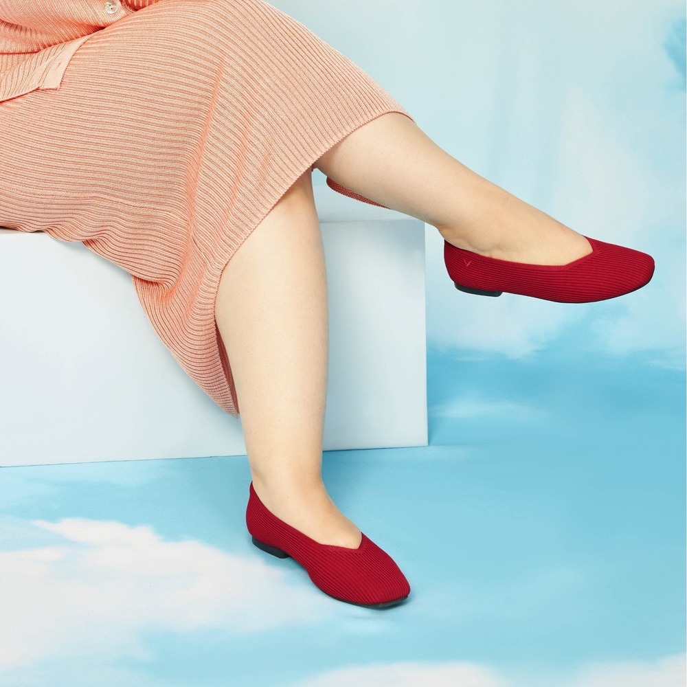 VIVAIA Margot 2.0 Ruby Red Flats | EU 40‎ / US 9